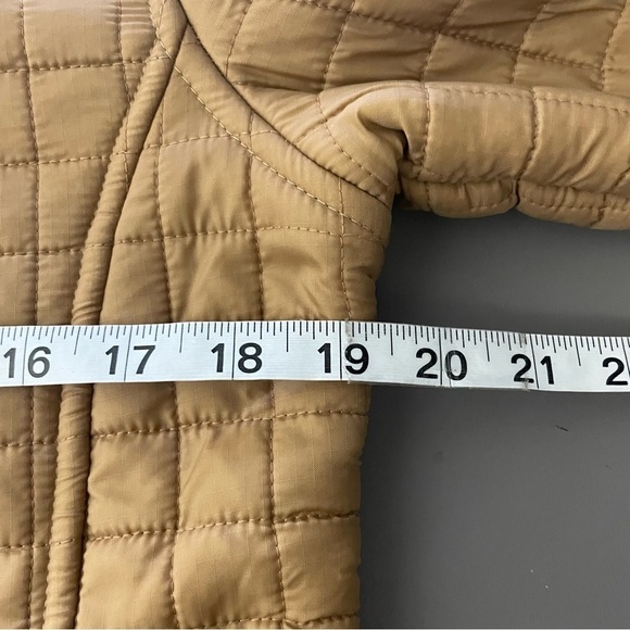 Tsunami Quilted Fleece-Lined Bomber Jacket – Tan – Size Medium - Picture 11 of 12